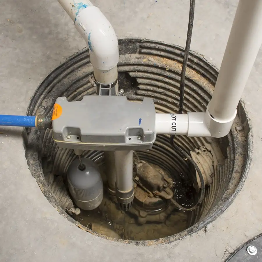 newly installed home sump pump - Springfield, IL